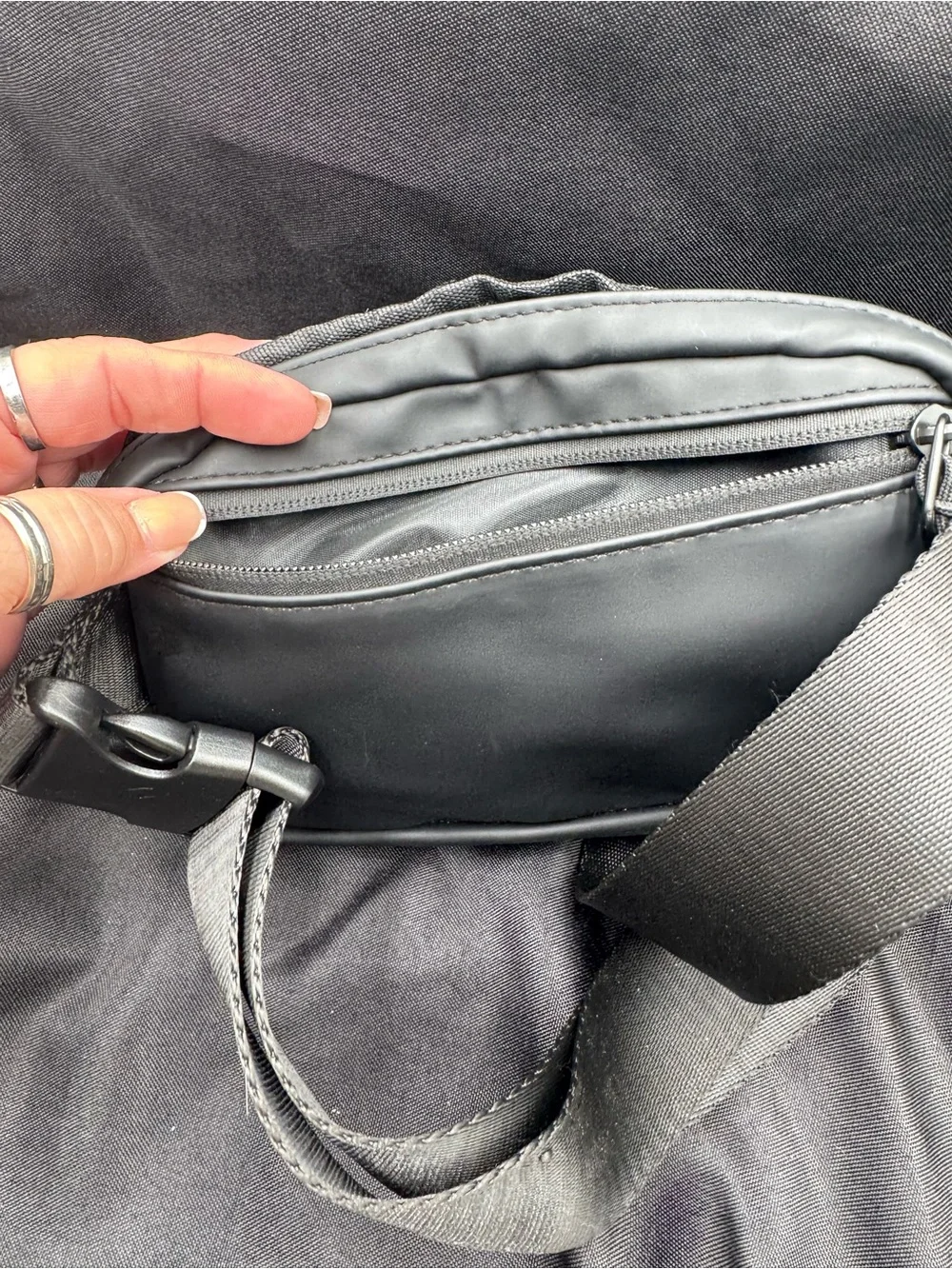 Lady Gaga 2025/2026 Black Graphic Waist Bag